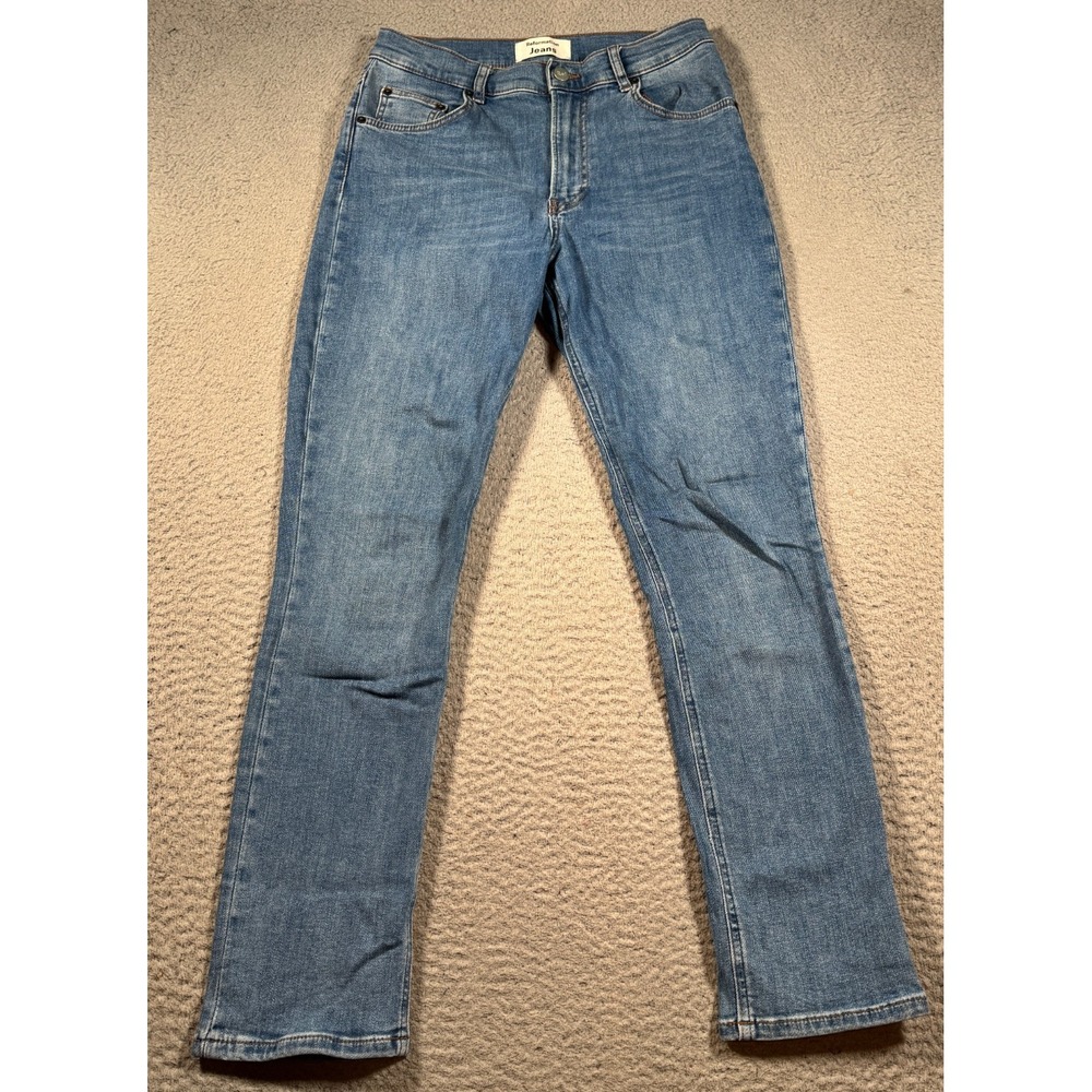 Reformation Jeans Womens 28 Blue Darwin Wash Stretch Skinny Leg High Rise‎